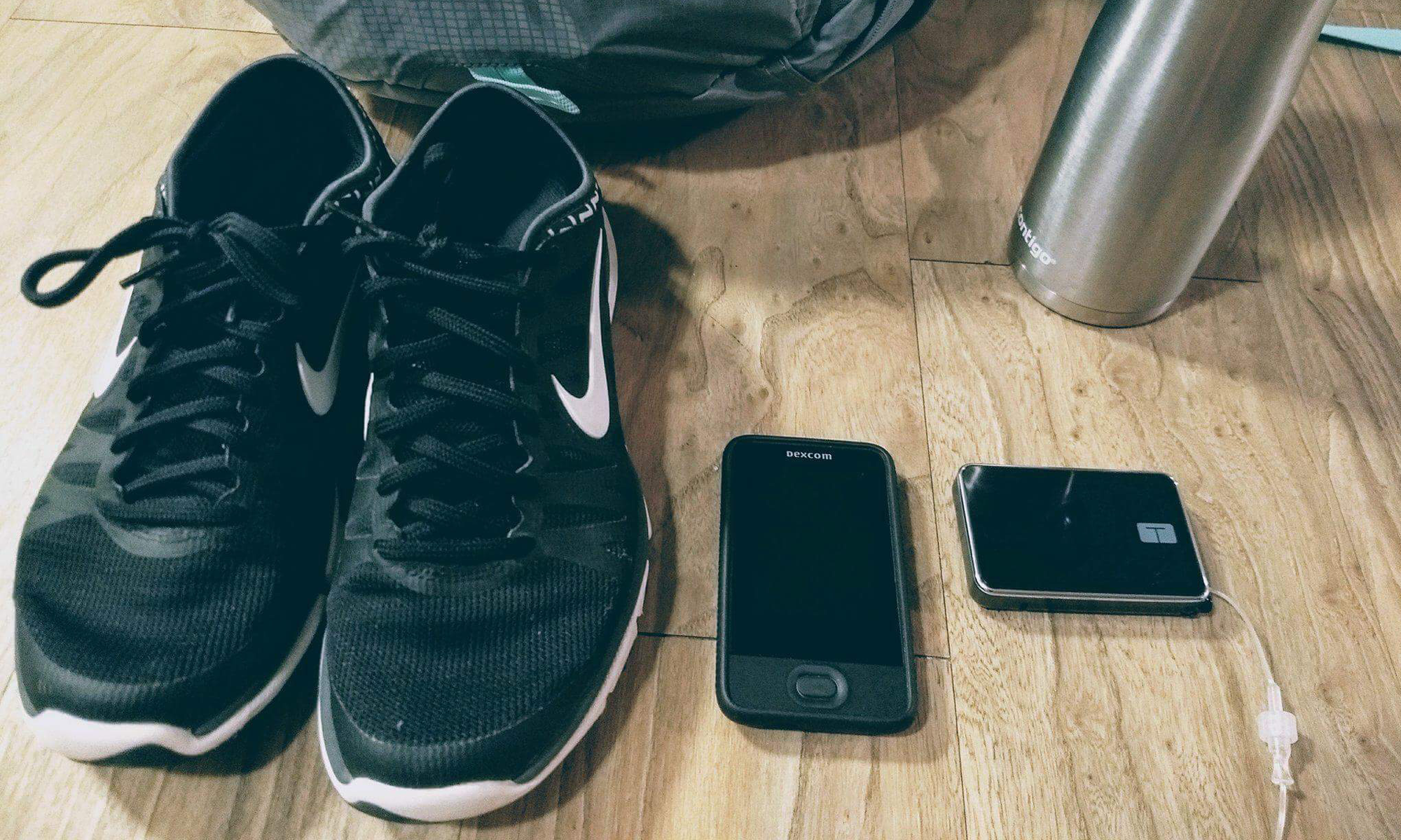 Nike Shoes Tandem Pump and Dexcom Receiver copy